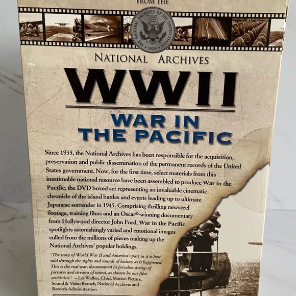WW2 DVD Set NIP - National Archives War In The Pacific - World War II History - Picture 3 of 14